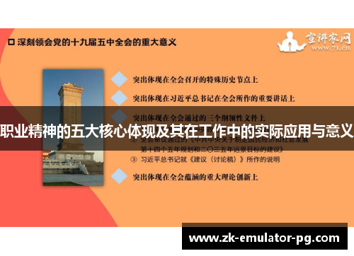 职业精神的五大核心体现及其在工作中的实际应用与意义
